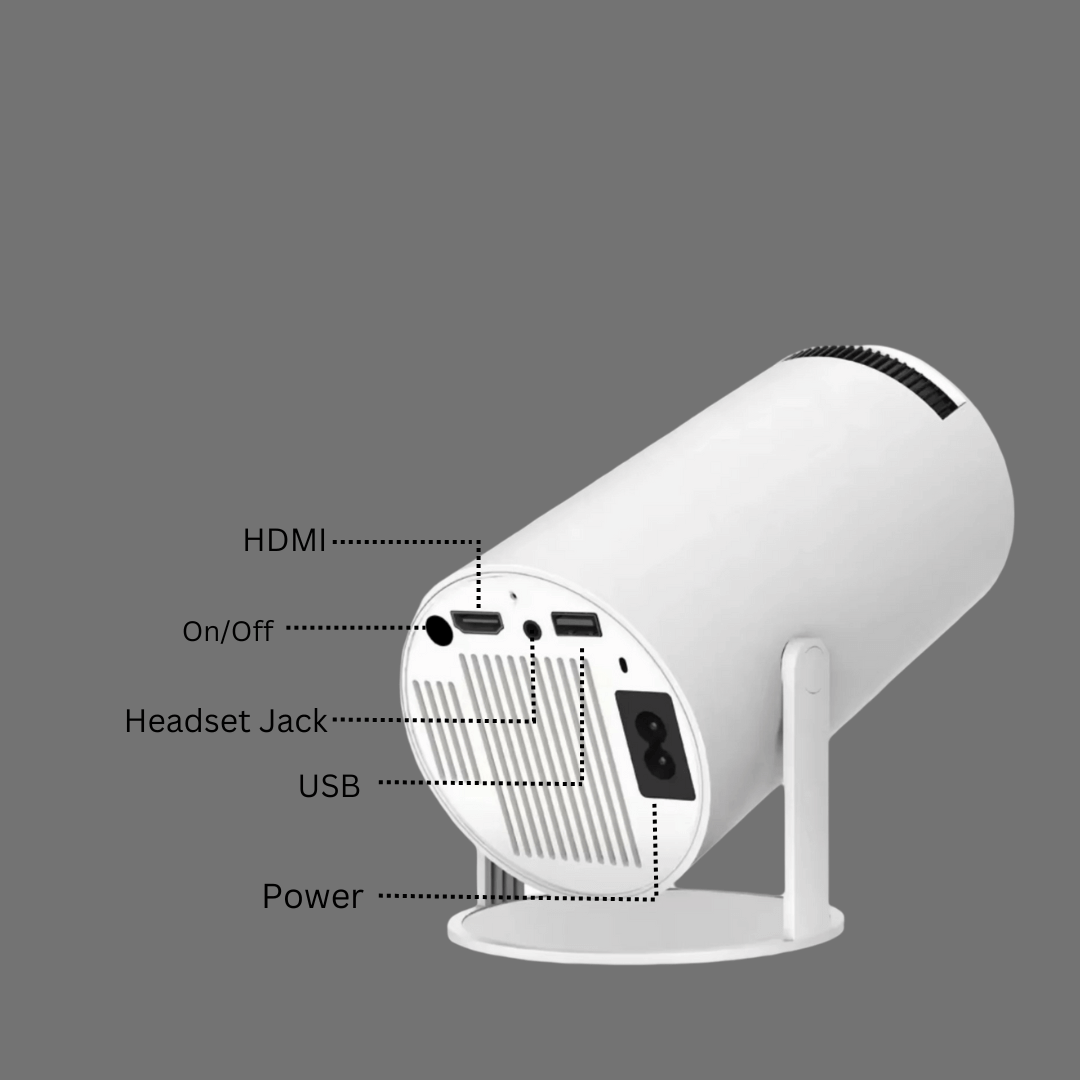 Smart Android Portable Projector, 4K, Wifi ,Bluetooth,HY300 Pro, Home Cinema, Indoor, Outdoor Projector